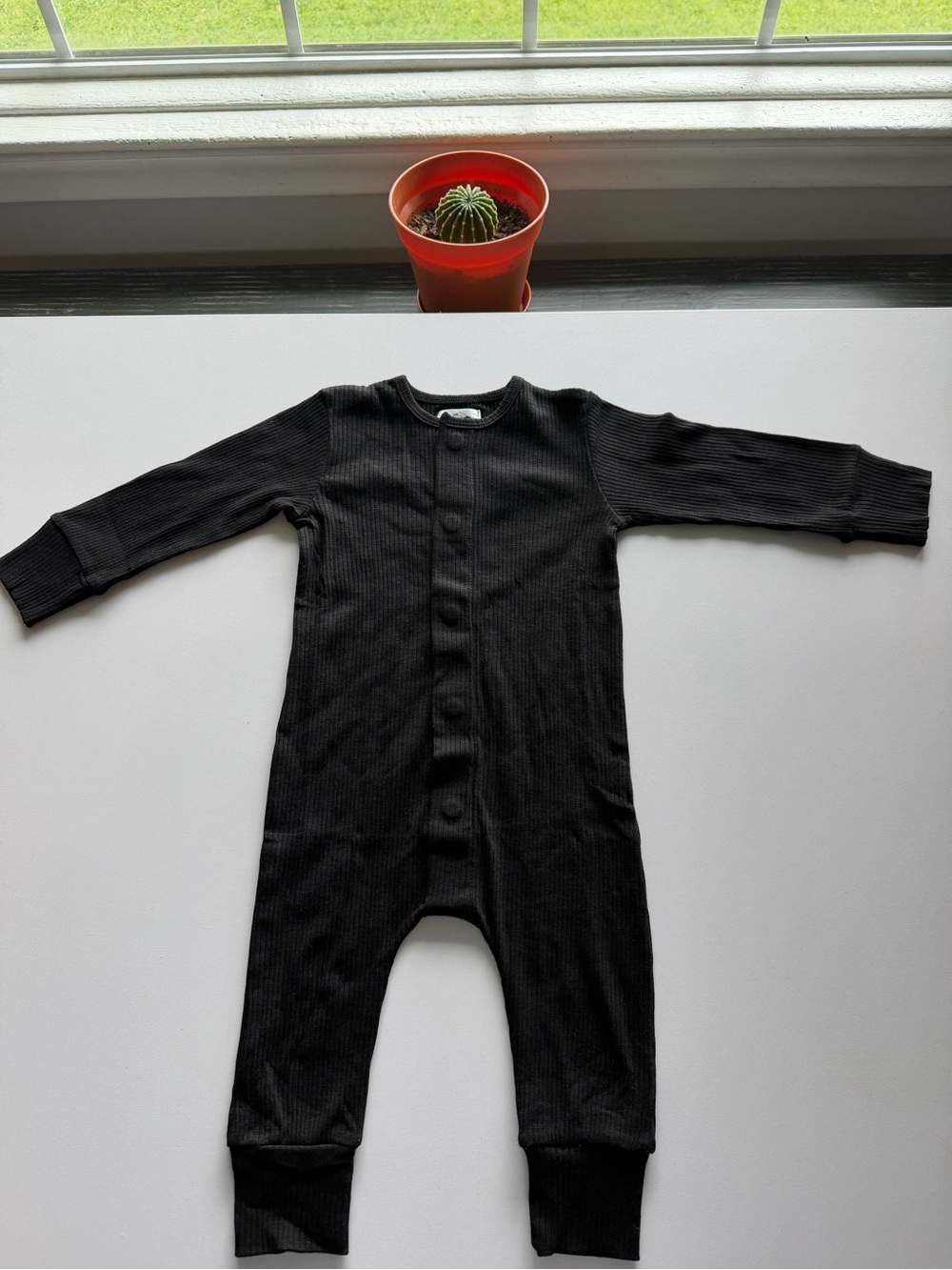 95% Organic Cotton Magnetic-close Romper